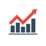 Bar graph concept illustrating increasing costs